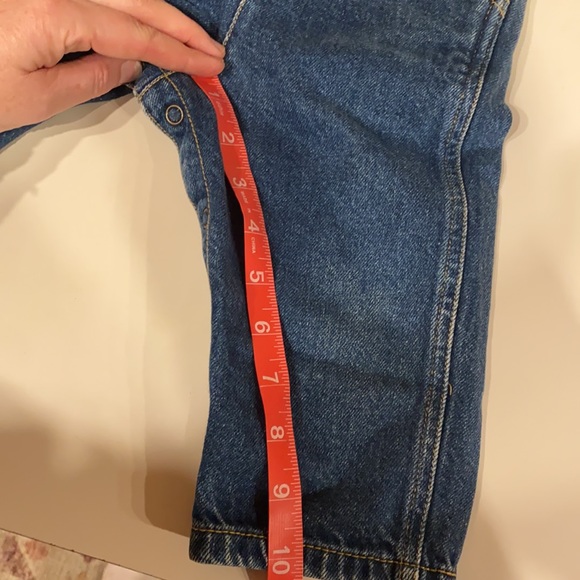 Adorable VTG 80’a BABY GUESS jean overalls 24 months - Picture 5 of 5